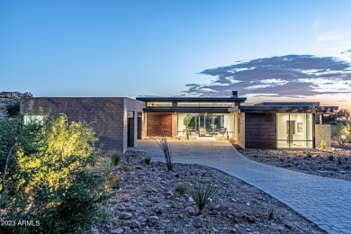 Welcome to this breathtaking, desert contemporary property on Superstition Mountain Club - Lost Gold in Arizona - for sale on GolfHomes.com, golf home, golf lot