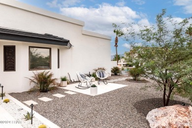 Splendid contemporary fairway home now on the market! Amazing on London Bridge Golf Course in Arizona - for sale on GolfHomes.com, golf home, golf lot