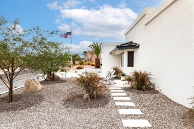 Splendid contemporary fairway home now on the market! Amazing on London Bridge Golf Course in Arizona - for sale on GolfHomes.com, golf home, golf lot