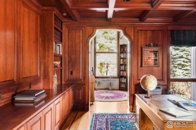 Arriving at this stunning 9,523SF luxury custom-built home on Ptarmigan Golf Course in Colorado - for sale on GolfHomes.com, golf home, golf lot