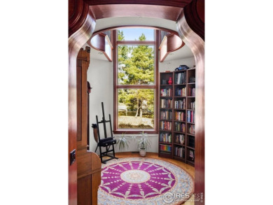 Arriving at this stunning 9,523SF luxury custom-built home on Ptarmigan Golf Course in Colorado - for sale on GolfHomes.com, golf home, golf lot