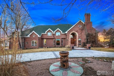 Arriving at this stunning 9,523SF luxury custom-built home on Ptarmigan Golf Course in Colorado - for sale on GolfHomes.com, golf home, golf lot
