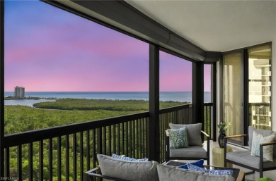 This twelth-floor residence provides the perfect elevation for on Club at Pelican Bay Golf Course in Florida - for sale on GolfHomes.com, golf home, golf lot