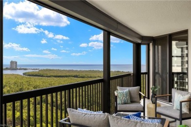 This twelth-floor residence provides the perfect elevation for on Club at Pelican Bay Golf Course in Florida - for sale on GolfHomes.com, golf home, golf lot