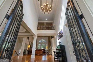 Welcome to this exceptional 3-sided brick and stone executive on Hamilton Mill Golf Club in Georgia - for sale on GolfHomes.com, golf home, golf lot