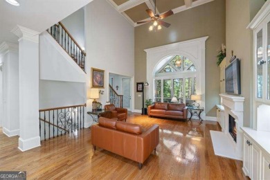 Welcome to this exceptional 3-sided brick and stone executive on Hamilton Mill Golf Club in Georgia - for sale on GolfHomes.com, golf home, golf lot