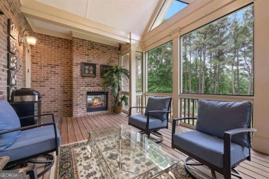 Welcome to this exceptional 3-sided brick and stone executive on Hamilton Mill Golf Club in Georgia - for sale on GolfHomes.com, golf home, golf lot