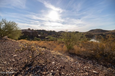 Nestled in a serene, gated community on a elevated lot on Gold Canyon Golf Resort - Dinosaur Mountain in Arizona - for sale on GolfHomes.com, golf home, golf lot