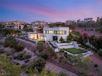 Built by Blue Heron, this modern architectural masterpiece in on Rio Secco Golf Club in Nevada - for sale on GolfHomes.com, golf home, golf lot