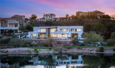 Built by Blue Heron, this modern architectural masterpiece in on Rio Secco Golf Club in Nevada - for sale on GolfHomes.com, golf home, golf lot