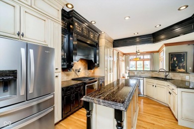 Welcome to an extraordinary 5-bedroom, 5.5-bath masterpiece on Hickory Stick Golf Club in Indiana - for sale on GolfHomes.com, golf home, golf lot