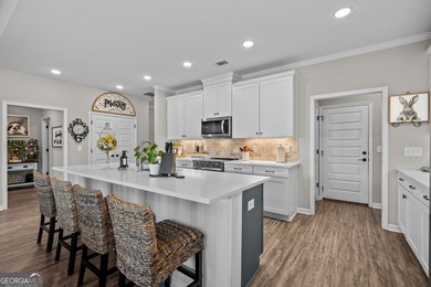 Welcome home to this beautifully built Craftsman-style residence on The Highlands Course at Lake Arrowhead in Georgia - for sale on GolfHomes.com, golf home, golf lot