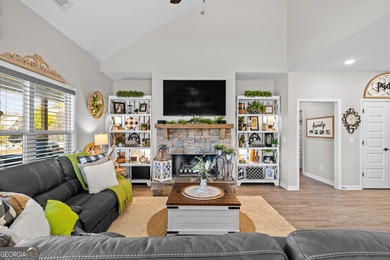 Welcome home to this beautifully built Craftsman-style residence on The Highlands Course at Lake Arrowhead in Georgia - for sale on GolfHomes.com, golf home, golf lot