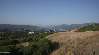 Stunning downhill building lot with magnificent 180 degree views on Talisker Club At Tuhaye in Utah - for sale on GolfHomes.com, golf home, golf lot