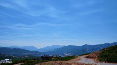 Stunning downhill building lot with magnificent 180 degree views on Talisker Club At Tuhaye in Utah - for sale on GolfHomes.com, golf home, golf lot
