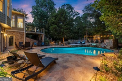 Exquisite Executive Brick Home with Backyard Oasis in Apalachee on Trophy Club of Apalachee in Georgia - for sale on GolfHomes.com, golf home, golf lot