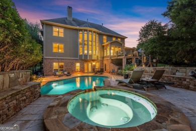 Exquisite Executive Brick Home with Backyard Oasis in Apalachee on Trophy Club of Apalachee in Georgia - for sale on GolfHomes.com, golf home, golf lot