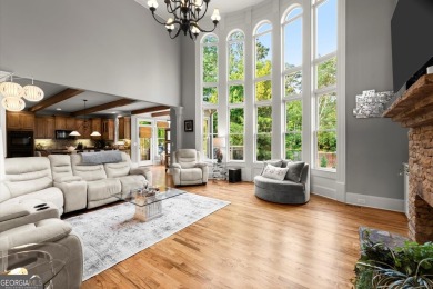 Exquisite Executive Brick Home with Backyard Oasis in Apalachee on Trophy Club of Apalachee in Georgia - for sale on GolfHomes.com, golf home, golf lot
