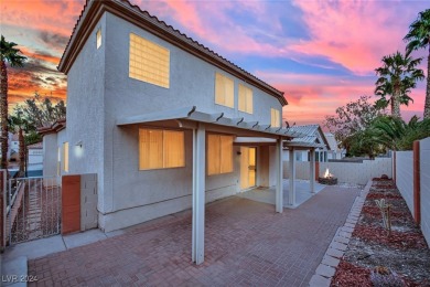 This gorgeous home located in guard gated Rhodes Ranch features on Rhodes Ranch Golf Club in Nevada - for sale on GolfHomes.com, golf home, golf lot