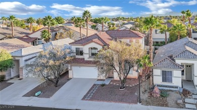 This gorgeous home located in guard gated Rhodes Ranch features on Rhodes Ranch Golf Club in Nevada - for sale on GolfHomes.com, golf home, golf lot