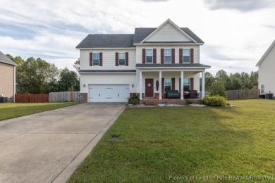 This beautiful three-story, 4-bedroom, 3-bath home in Raeford on Bayonet At Puppy Creek Golf Club in North Carolina - for sale on GolfHomes.com, golf home, golf lot