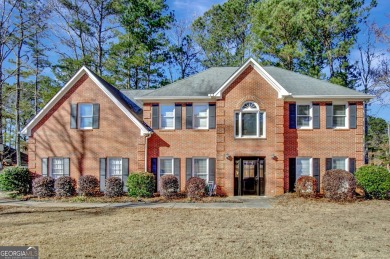 Pretty brick front home with an amazing backyard view of the on Braelinn Golf Club in Georgia - for sale on GolfHomes.com, golf home, golf lot