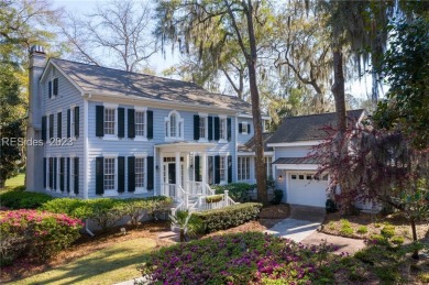 Charming coastal home overlooking the Signature Par 3 & the on Haig Point Golf Club in South Carolina - for sale on GolfHomes.com, golf home, golf lot