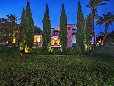 This stunning Waterfront Bay Estate is a rare gem nestled within on Kelly Plantation Golf Club in Florida - for sale on GolfHomes.com, golf home, golf lot