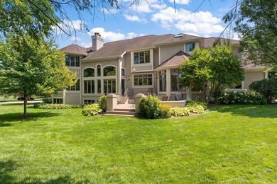 From the moment you arrive, this custom home in the gated Sand on Sand Creek Golf and Country Club  in Indiana - for sale on GolfHomes.com, golf home, golf lot