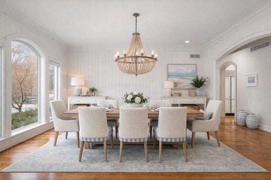 From the moment you arrive, this custom home in the gated Sand on Sand Creek Golf and Country Club  in Indiana - for sale on GolfHomes.com, golf home, golf lot