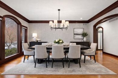 From the moment you arrive, this custom home in the gated Sand on Sand Creek Golf and Country Club  in Indiana - for sale on GolfHomes.com, golf home, golf lot