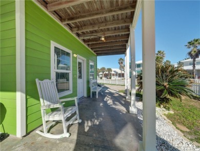 Come and enjoy this fun, colorful beach house in Mustang Royale on Palmilla Beach Golf Club in Texas - for sale on GolfHomes.com, golf home, golf lot