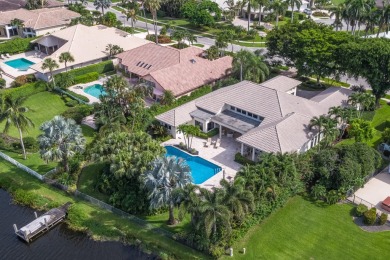 This exceptional lakeside estate blends sophistication, comfort on Bocaire Country Club in Florida - for sale on GolfHomes.com, golf home, golf lot