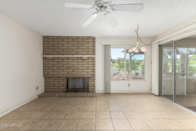 Downsize with a view! This 2 bedroom home offers a popular floor on Ahwatukee Country Club in Arizona - for sale on GolfHomes.com, golf home, golf lot