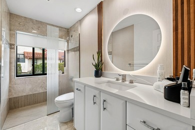 Completely high end renovated, this 3,151 sft home is located in on Boca Woods Country Club in Florida - for sale on GolfHomes.com, golf home, golf lot