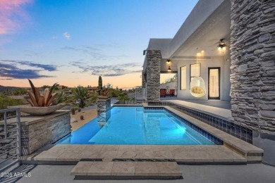 Privately gated and app-remote controlled, this iconic 1-acre on Pointe Golf Course on Lookout Mountain in Arizona - for sale on GolfHomes.com, golf home, golf lot