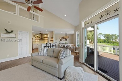 GORGEOUS lagoon to golf views from this renovated Fairway Winds on Port Royal Golf and Racquet Club in South Carolina - for sale on GolfHomes.com, golf home, golf lot