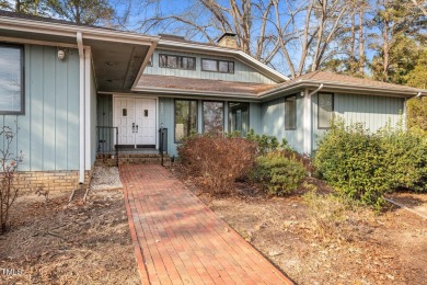 This charming ranch-style home in the gated Carolina Trace on Carolina Trace Country Club in North Carolina - for sale on GolfHomes.com, golf home, golf lot