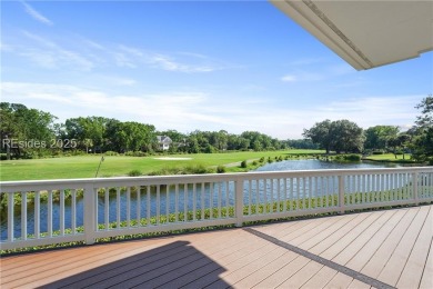 GORGEOUS lagoon to golf views from this renovated Fairway Winds on Port Royal Golf and Racquet Club in South Carolina - for sale on GolfHomes.com, golf home, golf lot