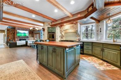 Prepare to be truly impressed--this extraordinary two-story home on Woodmoor Pines Country Club in Colorado - for sale on GolfHomes.com, golf home, golf lot