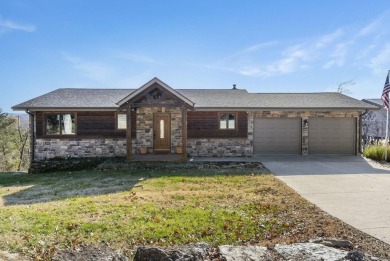 Situated on two massive water view lots in stunning & convenient on Kimberling City Golf Club in Missouri - for sale on GolfHomes.com, golf home, golf lot