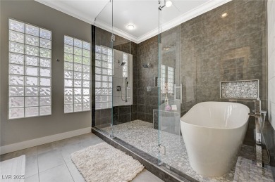 Nestled in the prestigious Red Rock Country Club, this serene on Red Rock Country Club in Nevada - for sale on GolfHomes.com, golf home, golf lot