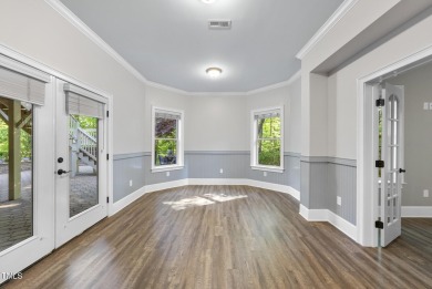 Located in the highly sought-after Hasentree community, this on Hasentree Club in North Carolina - for sale on GolfHomes.com, golf home, golf lot