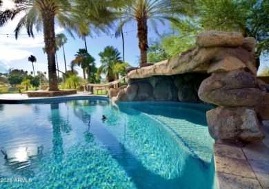This tropical backyard oasis is a true showstopper! An oversized on Kokopelli Golf Course in Arizona - for sale on GolfHomes.com, golf home, golf lot