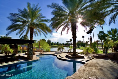 This tropical backyard oasis is a true showstopper! An oversized on Kokopelli Golf Course in Arizona - for sale on GolfHomes.com, golf home, golf lot