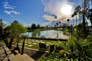 This tropical backyard oasis is a true showstopper! An oversized on Kokopelli Golf Course in Arizona - for sale on GolfHomes.com, golf home, golf lot