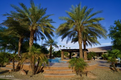 This tropical backyard oasis is a true showstopper! An oversized on Kokopelli Golf Course in Arizona - for sale on GolfHomes.com, golf home, golf lot