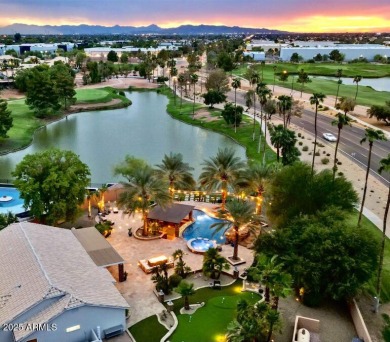 This tropical backyard oasis is a true showstopper! An oversized on Kokopelli Golf Course in Arizona - for sale on GolfHomes.com, golf home, golf lot