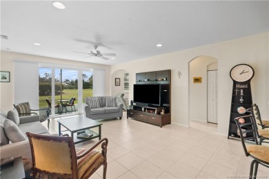 1st floor villa offers golf course views from its screened lanai on Santa Lucia River Club in Florida - for sale on GolfHomes.com, golf home, golf lot