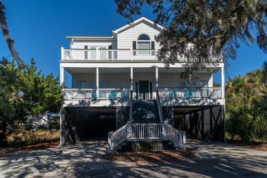 Spacious 2-story home offering panoramic views of the salt marsh on The Plantation Course At Edisto in South Carolina - for sale on GolfHomes.com, golf home, golf lot